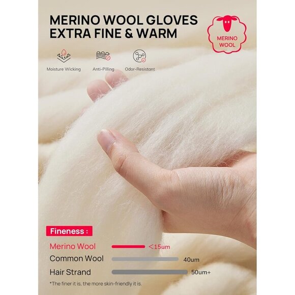 🆕Women Black Folding Cuff Touchscreen Soft Skin-Friendly Jacquard Warm Glove - Picture 3 of 6